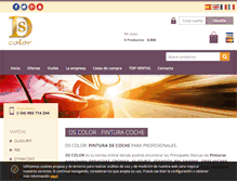 Tablet Screenshot of pintura-coche.com